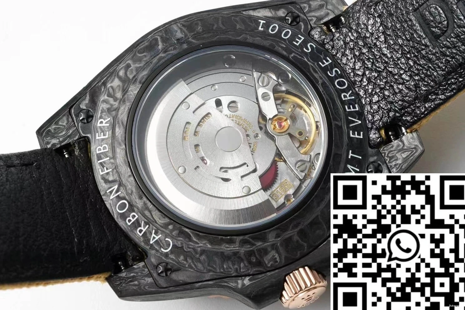 Strap GMT-MASTER Fabric II Fiber Diw Rolex Carbon Yellow 0226